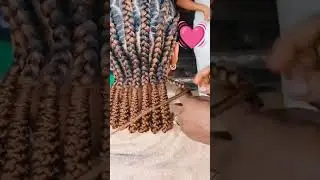 How to get a perfect Bantu knot on a cute braid/weaving