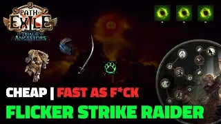 Cheap Flicker Strike Build | 22M DPS for 35 Divines | POE 3.22
