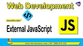 External JavaScript in HTML | Web development course | Sekharmetla | Harisystems