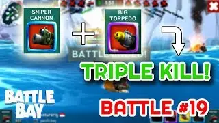 Battle Bay | daily gameplay #19 - How to use Sniper + Big Torpedo