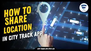 How to share location in city track app #citytrack #livetracking #vehiclegps #gps