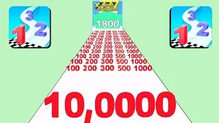 🛟 Rescue push 🆚 Number run Shooting 2048 gameplay New Update part 25