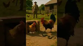Rooster vs Snake 💥 Incredible Fight!