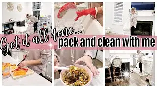 *NEW* GET IT ALL DONE WITH ME // CLEAN WITH ME 2021 + PACK WITH ME /TIFFANI BEASTON HOMEMAKING SAHM