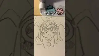 How to draw Pomni from #tadc BGM: everyone dies. by spellcasting #digitalcircus #pomni #doodle #art
