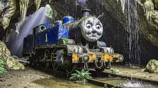 Tank Engine Forgotten since 1960s in Deep Cave  ASMR Restoration