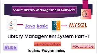 Library Management System Part-1|Software |Java Project | Netbeans & MySQL | check description..