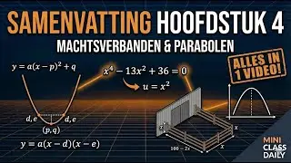 Samenvatting Hoofdstuk 4: Machtsverbanden & Parabolen - Wiskunde B Havo 4