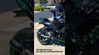 Loud exhaust Mivv MK3 Carbon on 2019 Ninja 650 sound check before and after #ninja650 #motorcycle