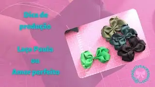 Dica simples para reduzir tempo na produ&ccedil;&atilde;o do la&ccedil;o Paula (DDQS) ou La&ccedil;o Amor perfeito. #la&ccedil;os
