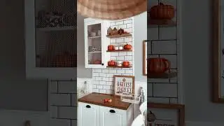 Coffee Bar Makeover: From Empty to Autumn Elegance with Our Handmade Pumpkin Mug!