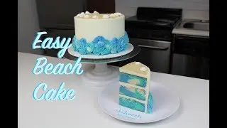 Easy Beach Cake | CHELSWEETS