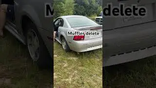 2000 ford mustang 3.8l v6 muffler delete