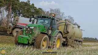 Gülle Gespann Versinkt im Moor! Holmer Terra Variant 585 kommt zur Hilfe Schlammschlacht 2021