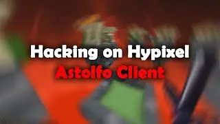 hacking on hypixel w/Astolfo Client | BEST Client for HYPIXEL