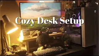 Building a new PC | Cozy Desk Setup Makeover