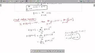 Z transform Lect 4 | initial and final value theorem|PDE| alphanumerictricks