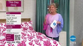 South Street Loft 3piece PreWashed Quilt Set