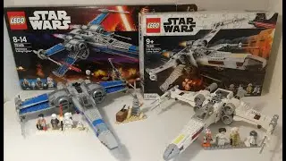 LEGO-сравнение: LEGO Star Wars 75149 & 75301 Истребитель типа Х Сопротивления / Люка Скайуокера