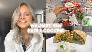 Getting Hit On At Walmart, Grocery Haul, New Hair & Chicken Crunch Quesadilla