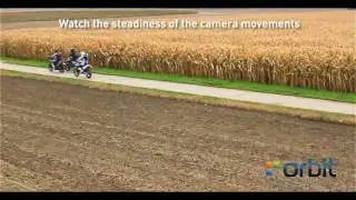 Orbit MD4-1000 Microdrones filming Super Bikers From Above