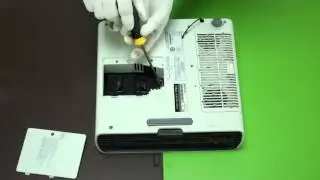How to replace the projector lamp for SONY VPL EX130