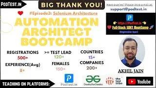🚀 Ep3: Selenium Architecture | Automation Architect Bootcamp