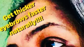 How to grow thicker eyebrows naturally & faster!!! Eyebrow & Eyelash Grow Serum