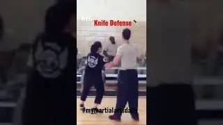 Simple Knife Defense Drill  #kali #inosanto #selfdefense #knifedefense