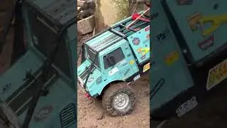 RC UNIMOG 425 TAMIYA TRAIL TRUCK 4X4 AUF DER RC TRUCK TRAIL EUROPAMEISTERSCHAFT 2022 IN WALDASCHAFF