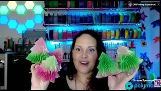 Потрясающие кристаллические градиенты! Polymaker Panchroma™ Gradient Crystal PLA