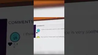 What a SOOTHING Voice..