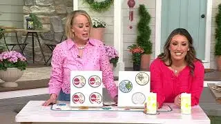 Temp-tations Special Edition Set of (4) Round Beaded Coasters on QVC