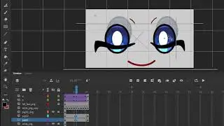 How Do I Make eye Blinking Animation in Adobe Animate/Flash