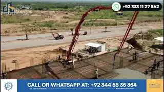 Blue World City - Development work at Waterfront District & Concrete Pouring at Corporate Office