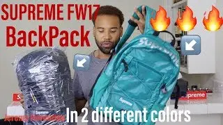 SUPREME FW17 BACKPACKS REVIEW (IN 2 DIFFERENT COLORS)