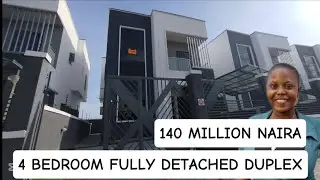 THE MOST AFFORDABLE HOUSE IN AJAH LEKKI-LAGOS NIGERIA:4 BEDROOM DUPLEX WITH BQ #luxuryhomes #youtube