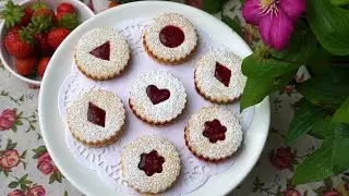 【cc】French Sable Jam Cookies / Easy Recipe / 法式沙布列果酱饼干