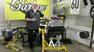JEGS Garage-Rotating Engine Stand [1000 lb. Capacity] 555-80059