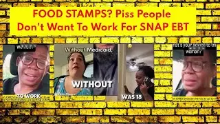 Crying FOOD STAMPS Piss People Don't Want To Work For SNAP EBT