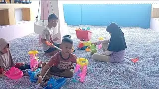 Serunya bermain Playground di The galeria mall Banjarmasin 
