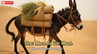 How Much Is Too Much | The Donkey and the Golden Bell | English Motivitional Story