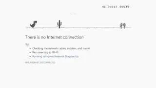 Let's Play Google Chrome Dinosaur Game - Episode 1 (April Fools 2017)