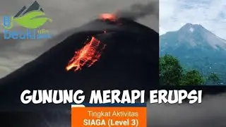 Detik-detik gunung merapi erupsi 2020