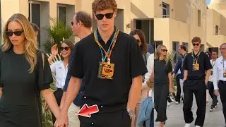 Sinner & Laila Hasanovic Go Public at Abu Dhabi Grand Prix