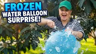 🤯🎉 KIDS ARE OBSESSED WITH THIS! 👧🧒🎈🌈❄️ Frozen Water Balloon Surprise! 💦💥#shorts #asmr #balloon #fyp 