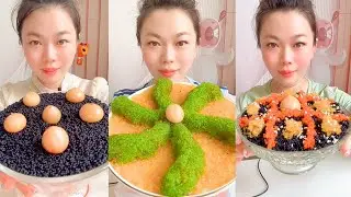 Homemade Chinese Fish Roe ASMR | Colorful Fish Eggs Eating | #126