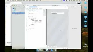 Swift iOS app development 001 xcode creates a demo project