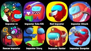 Imposter Vs Rainbow, Rocket Impostor, Red Imposter, Rescue Imposter, Imposter Story, Imposter Hunter