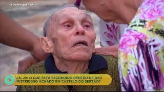 Homem que construiu Castelo do Sertão fica frente a frente com Geraldo